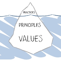 Practices, Principles, Values